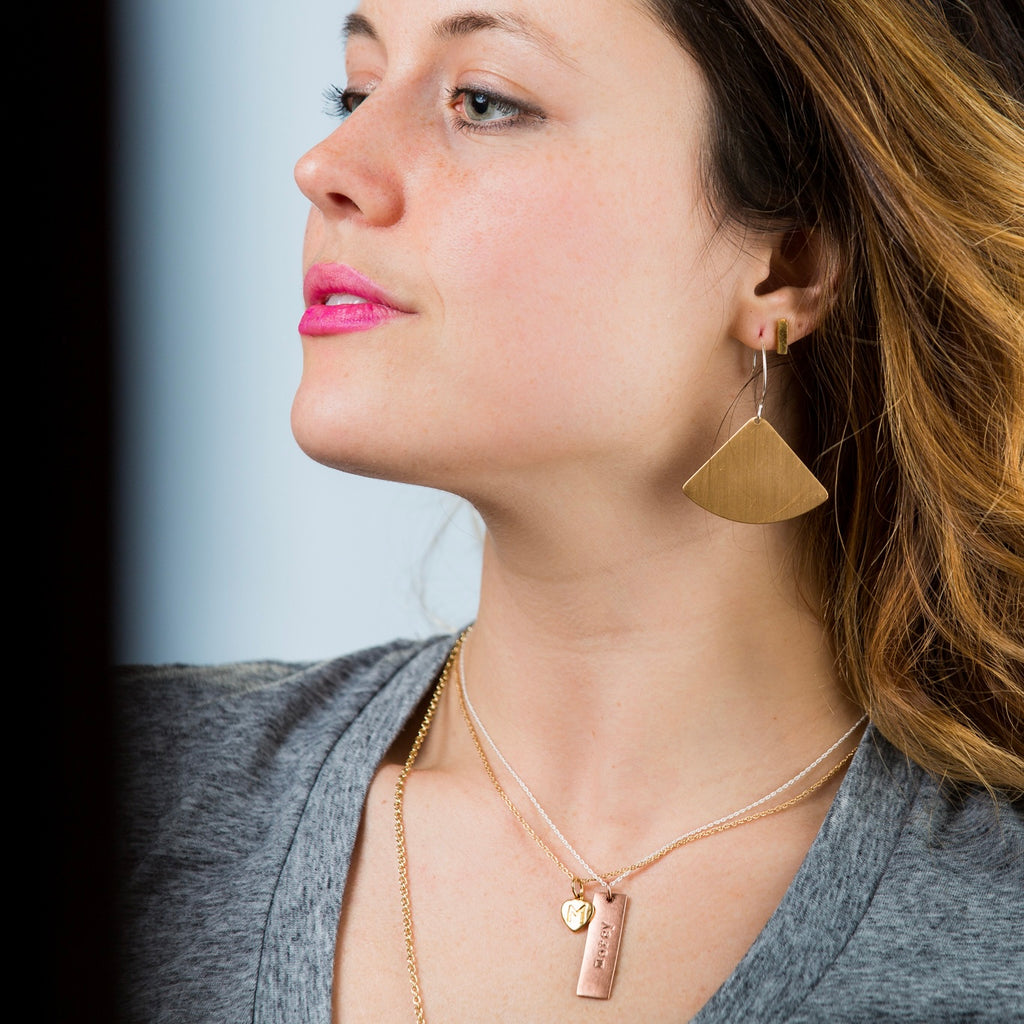 Model in Minnesota Made Jewelry