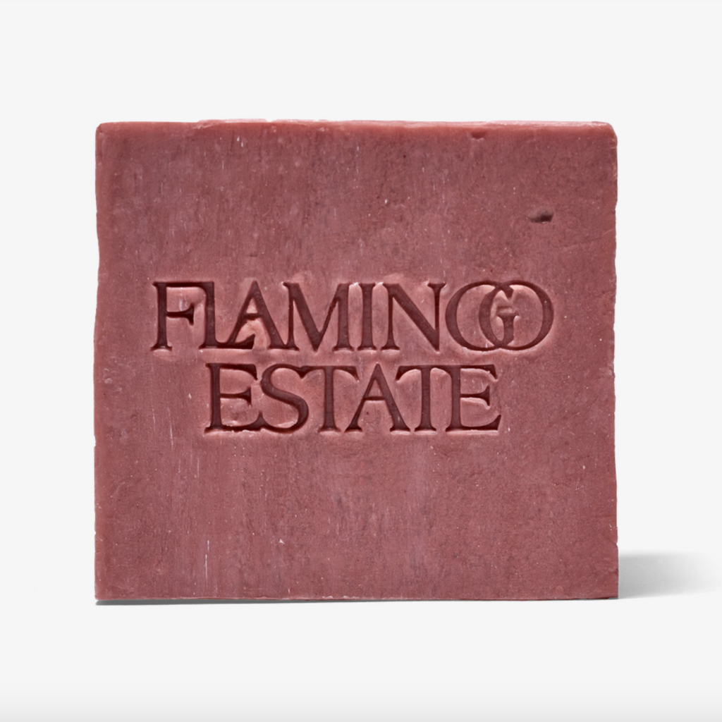 Handmade Rose Scented Flamingo Estate Block Soap