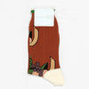 Hansel From Basel Wool-Blend Fruit Socks in Miso at Golden Rule Gallery in Excelsior