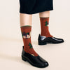 Hansel from Basel Bounty Crew Sock with Fruit Print at Golden Rule Gallery