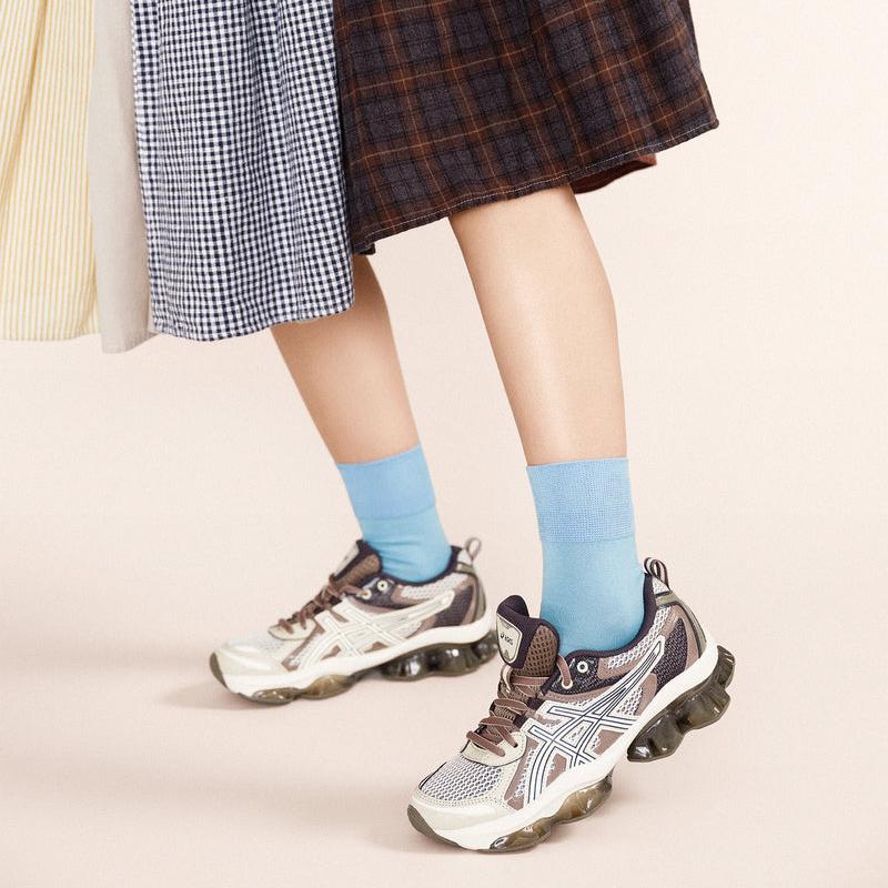 Hansel from Basel Trouser Crew Sock in Cornflower Blue Golden Rule Gallery