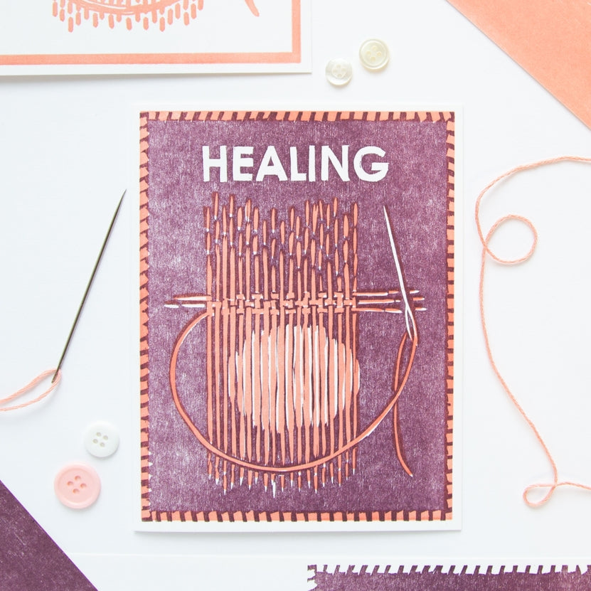 Healing Card Available at Golden Rule Gallery in Excelsior, Minnesota.