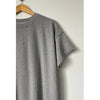 Close Up of Heather Grey Her Dress by Le Bon Shoppe
