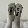 Heather Grey Hugger Socks by Le Bon Shoppe at Golden Rule Gallery in Minneapolis