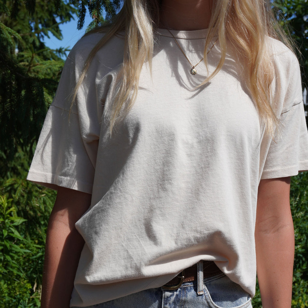 Her Tee in Bone White by Le Bon Shoppe at Golden Rule Gallery in Excelsior