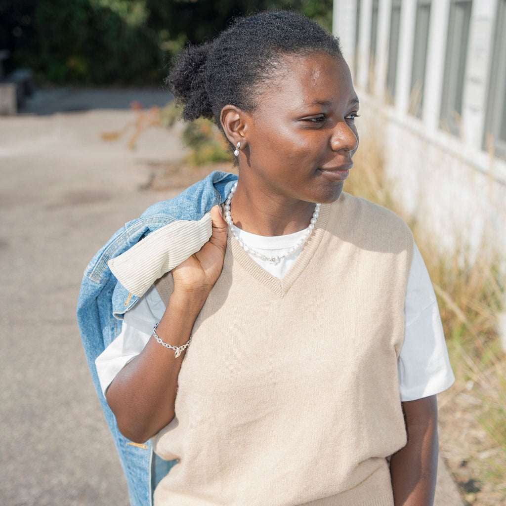 Her Tee in Classic White at Golden Rule Gallery