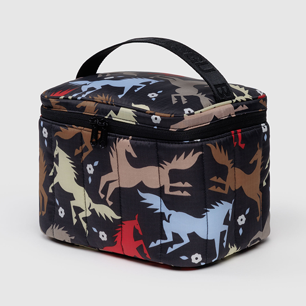 Horse Cut Outs Puffy Lunch Cooler Bag by Baggu at Golden Rule Gallery