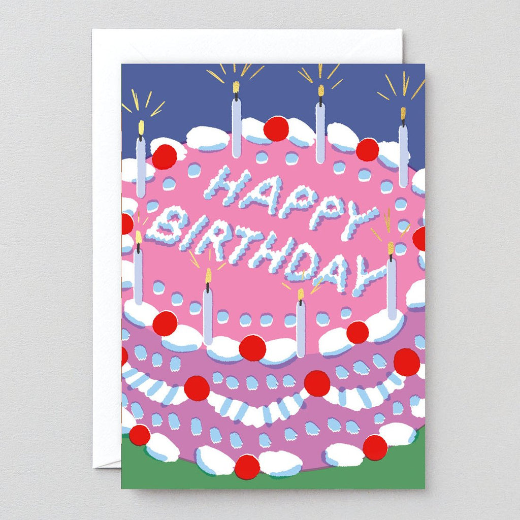 Happy Birthday Icing Cake Card