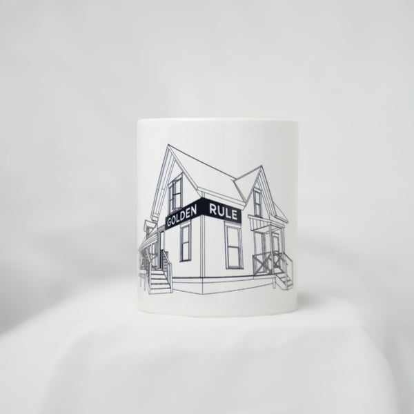 Golden Rule Gallery Architecture House Mug