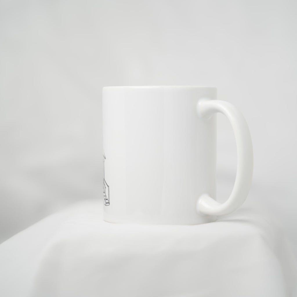 Classic White Coffee Mug at Golden Rule Gallery
