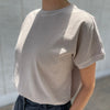 Ease Tee in Mushroom by Le Bon Shoppe