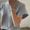 Jeanne Tee Shirt in Heather Grey