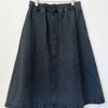 Back of Le Bon Shoppe Farm Girl Denim Skirt