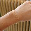 Gold Chain Link Bracelet by Token Jewelry