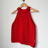 Red Knit Top at Golden Rule Gallery