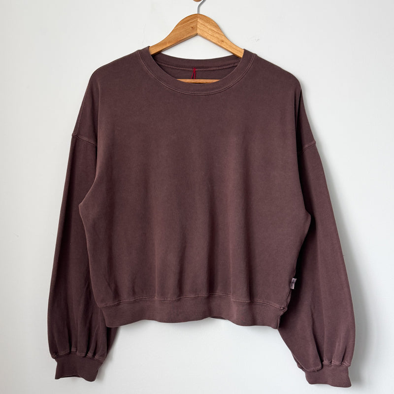 Long Sleeve Brown Crewneck From Le Bon Shoppe