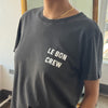 Le Bon Crew Darling Tee in Vintage Black