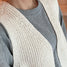 Off White Knit Sweater Vest at Golden Rule Gallery
