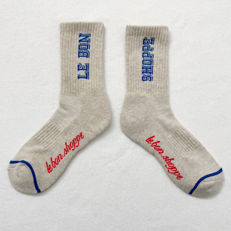Ice Blue Le Bon Shoppe Preppy Socks Golden Rule Gallery