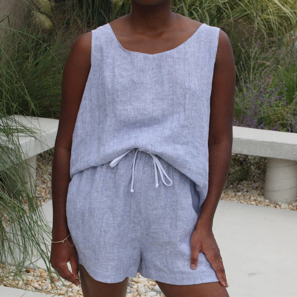 Indigo Stripe Na Nin Marni Linen Tank
