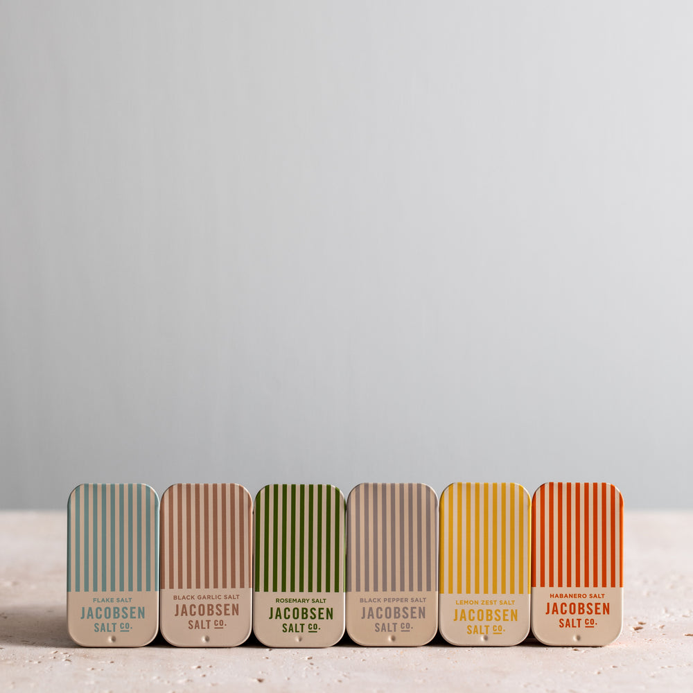 Infused Flavor Salt Slide Tins by Jacobsen Salt Co Golden Rule Gallery