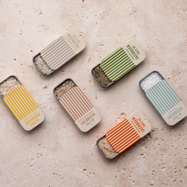 Infused Salt Slide Tins by Jacobsen Salt Co Golden Rule Gallery