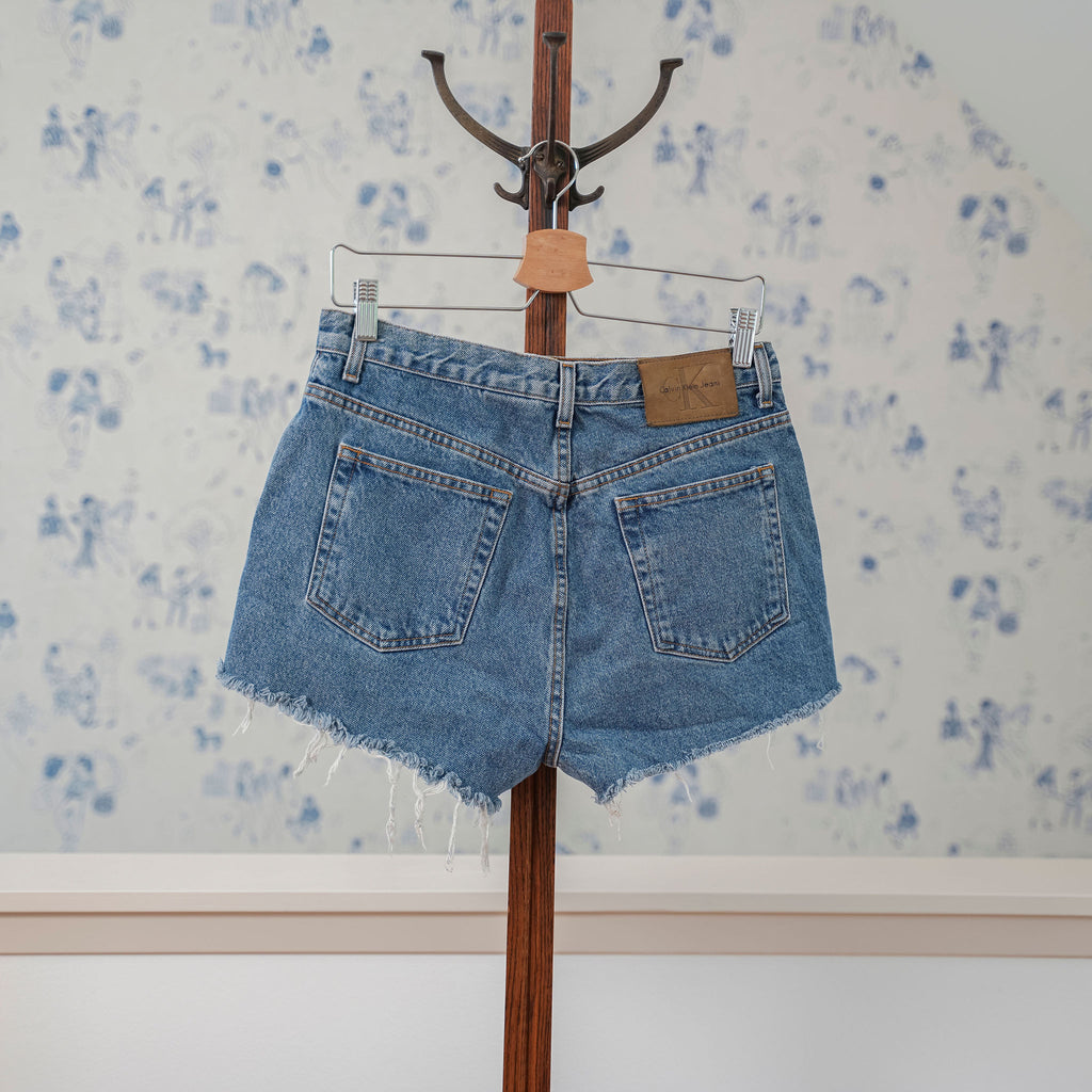 Vintage Denim Jean Shorts by J'adore Beddor
