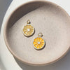 Orange Slice Fruit Charm for Jewelry