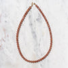 Rosy Stone Necklace 16 Inches