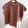 Pale Pink Thick Boxy Tee Shirt
