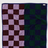 Jewel Tones Checkered Baggu Bath Towel Organic Terrycloth at Golden Rule Gallery
