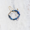 Blue Pearled Bracelet and Gold Rose Quartz Necklace By Protextor Parrish in Excelsior, MN at Golden Rule Gallery