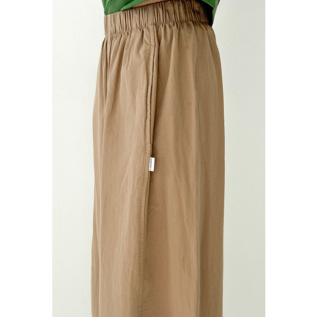 Khaki Wide Leg Balloon Parachute Pants