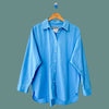 Lake Blue Lightweight Oxford Long Sleeve Shirt