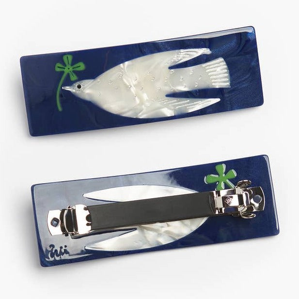 Dove French Hair Barrette Clip