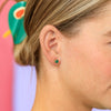 Olive Stud Earrings by Larissa Loden
