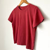 Ethically Made Classic Short Sleeve Tee Shirt in Red