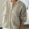 Alpaca Grey Sweater Cardigan