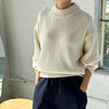 Cotton Sweater in Naturel