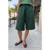 Liam Bermuda Shorts in Dark Green by Le Bon Shoppe