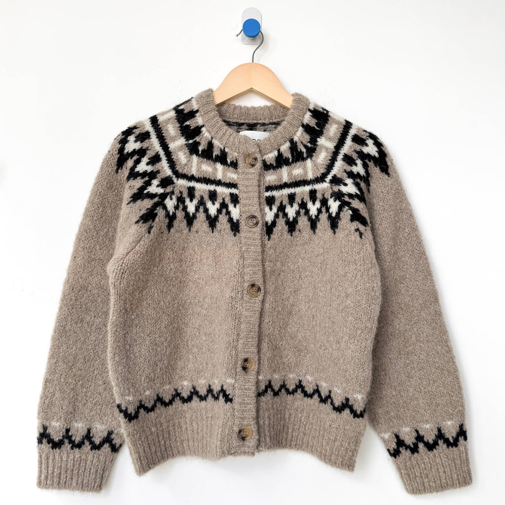 Alpaca Cabin Cardigan Sweater by Le Bon Shoppe at Golden Rule Gallery in Excelsior, MN