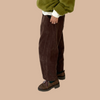 Le Bon Shoppe Arc Pants in Chocolate Brown Corduroy at Golden Rule Gallery