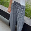 Le Bon Shoppe Arc Pants in Navy Gingham 