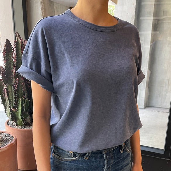 Le Bon Shoppe Her Tee Shirt in Navy Blue at Golden Rule Gallery