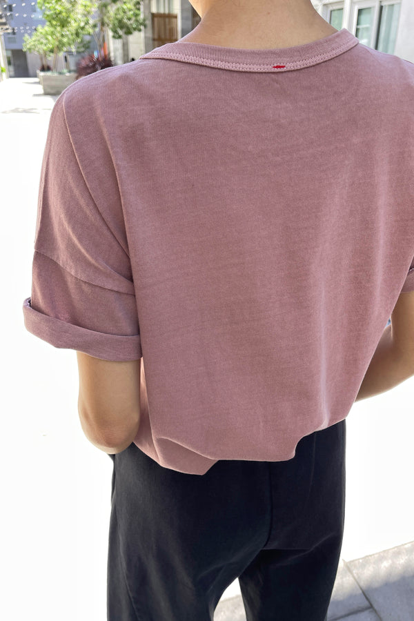 Le Bon Shoppe Her Tee in Dried Rose Pink at Golden Rule Gallery