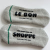Le Bon Shoppe Hugger Tube Socks in Grey at Golden Rule Gallery