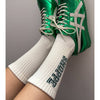 Le Bon Shoppe Preppy Branded Socks Styles with Sneakers at Golden Rule Gallery