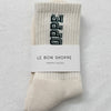 Le Bon Shoppe Preppy Socks Green Canvas at Golden Rule Gallery