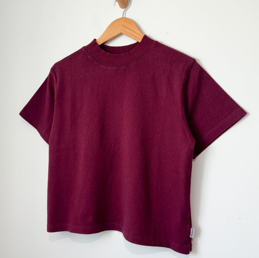Le Bon Shoppe Sunset Tee Cabernet at Golden Rule Gallery