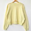 Light Yellow Everyday Sweater Made of 100% Cotton